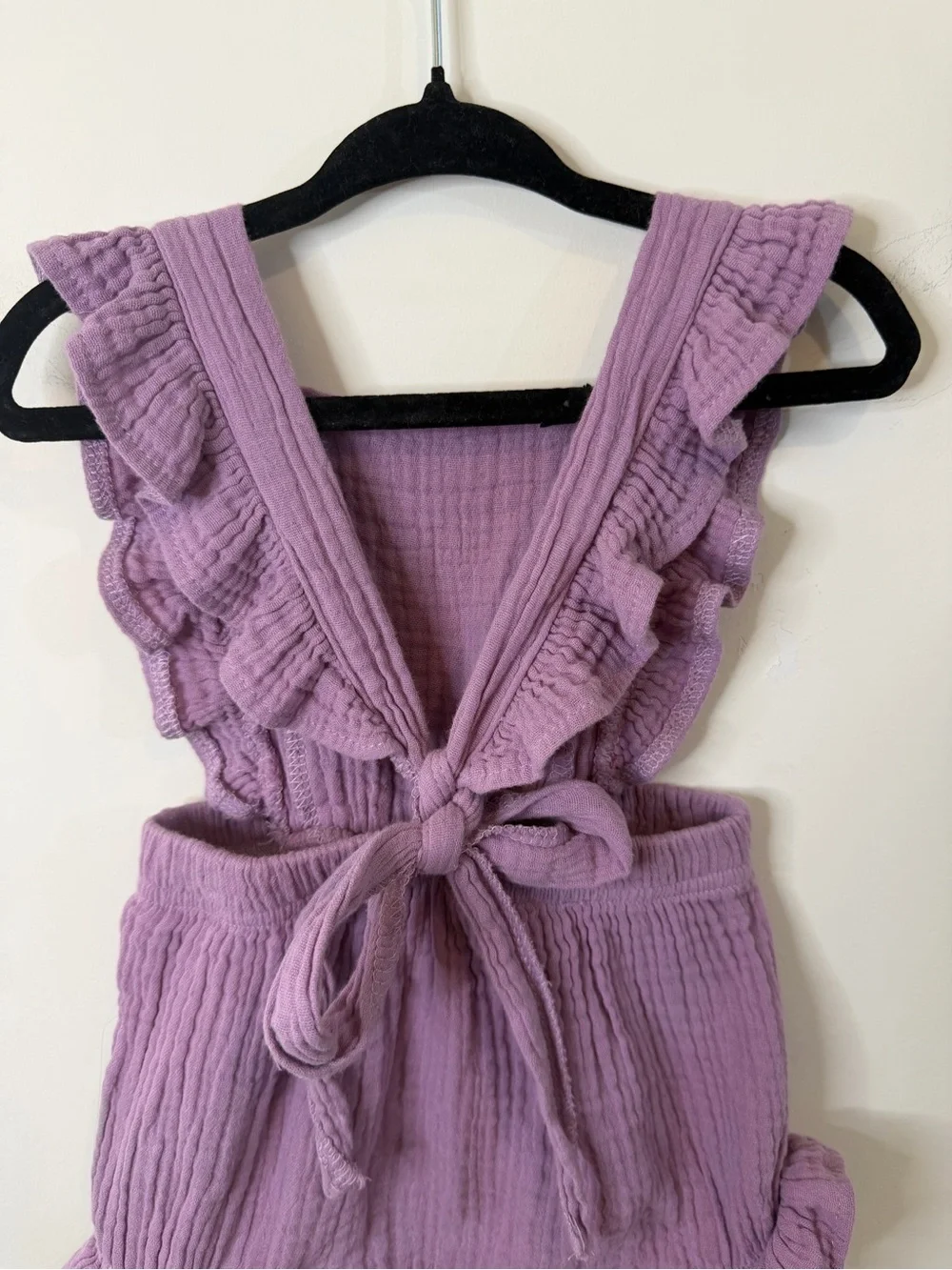 Reverie Threads Sofia Romper Violet Purple Boho 6-12M